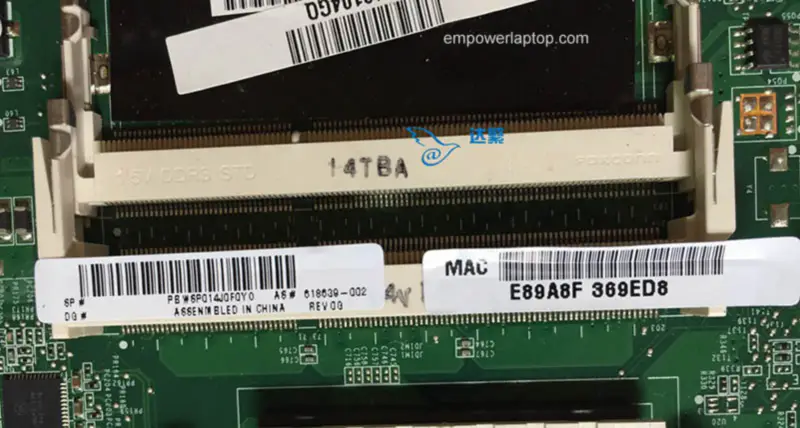 HP 618639-001 618639-002 TouchSmart 310 AIO DA0NZ2MB6F0 Hauptplatine