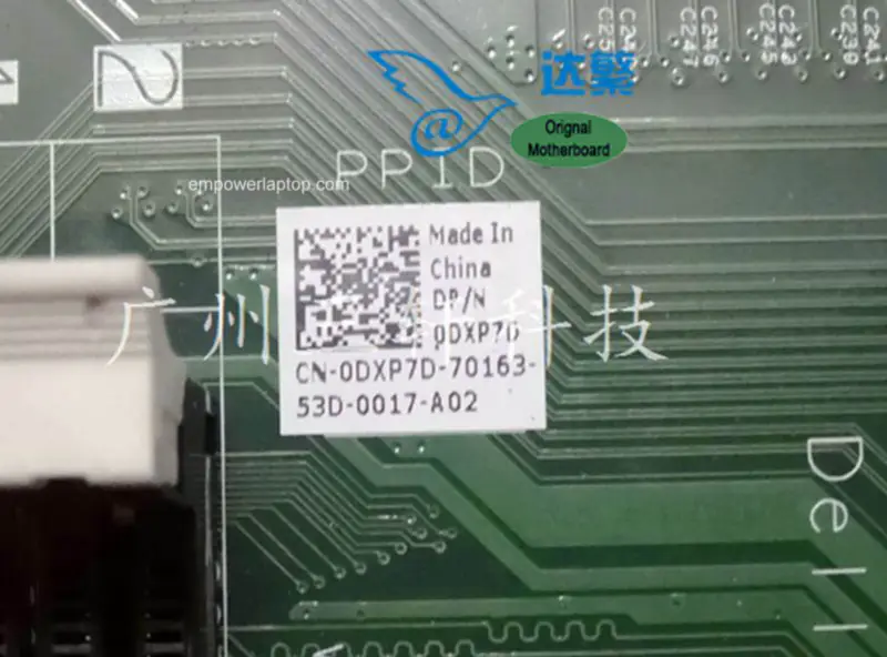 Dell 0DXP7D DXP7D Vostro 3901 V3901 MAA78R/Superior 13073-1 Hauptplatine