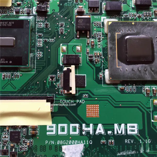 Asus Motherboard 900MA 08G2000HA11Q REV 1.1G mit N270