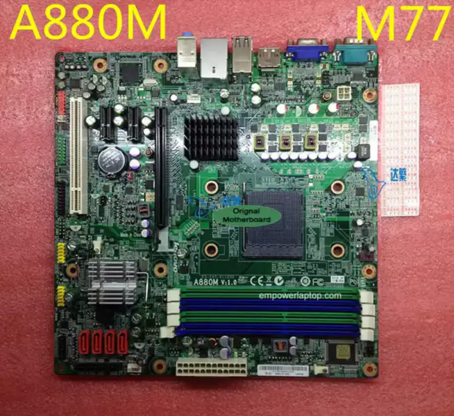 Lenovo M77 A880M V1.0 RS880PM-LM 03T6227 DDR3 Hauptplatine