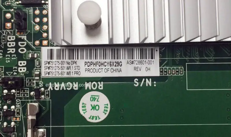 HP 751275-001 18-5110 AIO 728601-001 751275-501 Hauptplatine