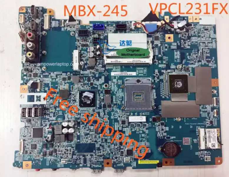Sony A1832566A VPCL231FX AIO V021_MP_3D 1P-0115J00-8011 MBX-245 Hauptplatine
