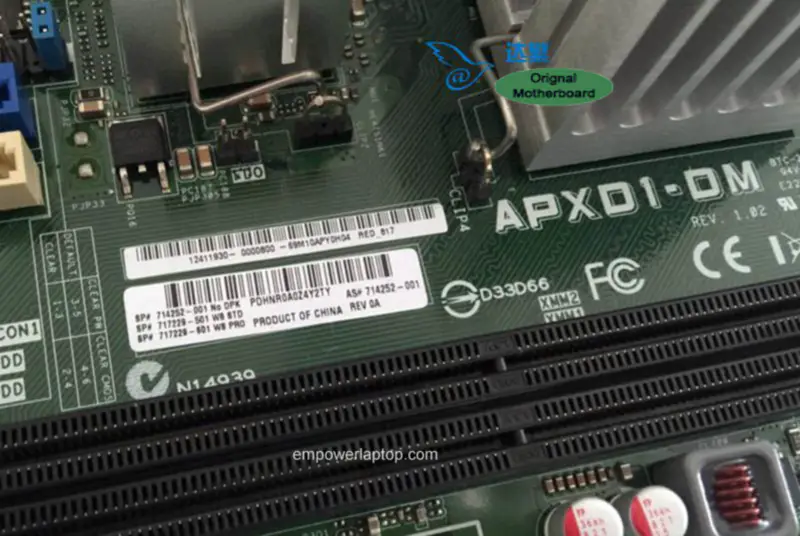 HP 714252-001 P2-1100 P2-1300 CQ2000 110-014 APXD1-DM 717229-001 Hauptplatine