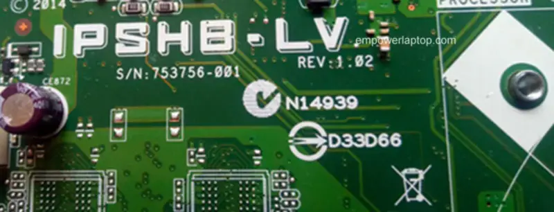 HP 729132-001 20 AIO 753756-001 IPSHB-LV Hauptplatine