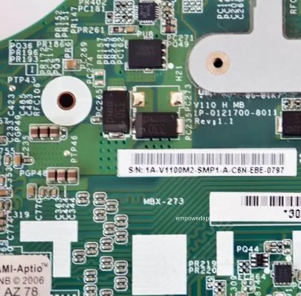 Sony SVE14A Serie MBX-273 Laptop A1871415A HM76 DDR3 Hauptplatine