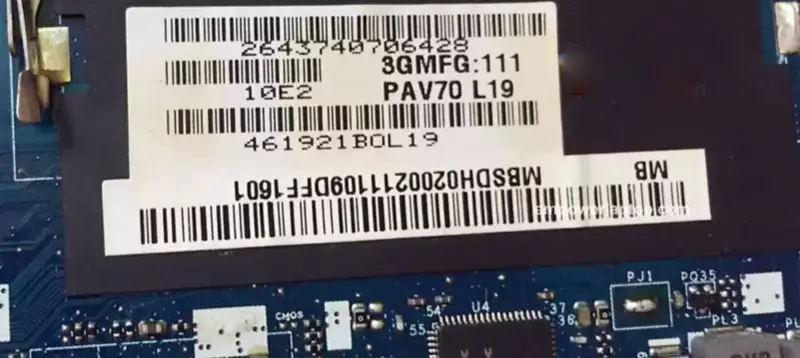 Acer Hauptplatine MBSDH02002 D255 D255E LT27 PAV70 LA-6421P
