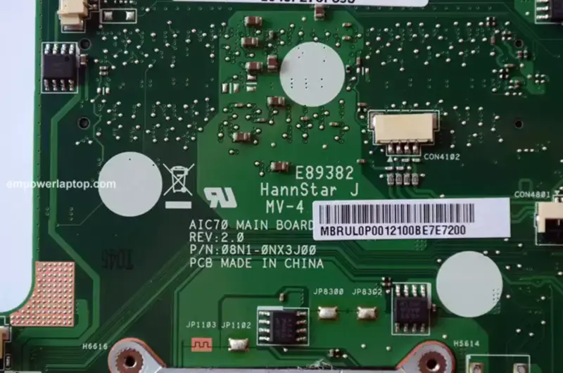 Acer Hauptplatine MBRUL0P001 7739 7739G AIC70 REV 2.0 PGA989 HM55