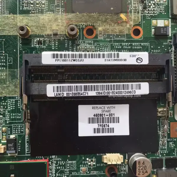 HP DV6000 Serie Laptop 965GM 446477-001 460901-001 DA0AT3MB8F0 Hauptplatine
