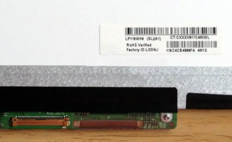 IPS-Bildschirm LP116WH6 SLA1 LP116WH6 (SL)(A1) LP116WH6-SLA1 11.6'' LCD-LED-Bildschirm