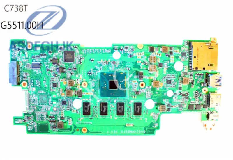 Acer Hauptplatine DA0ZHRMB6F0 Chromebook C738T N3150 CPU 4GB RAM NB.G5511.00H NBG551100H