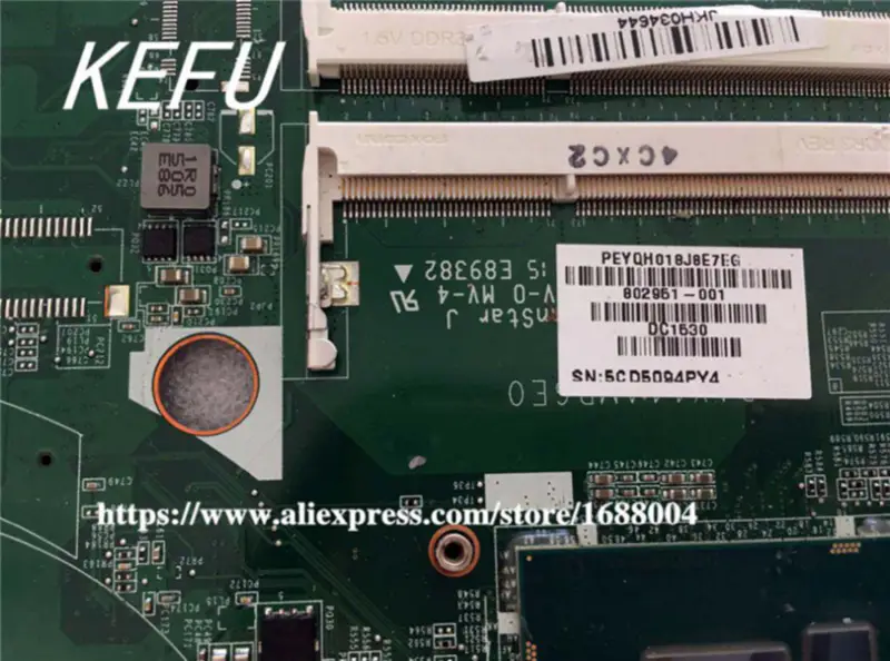 HP Hauptplatine 802951-001 I5-5200U 15-P