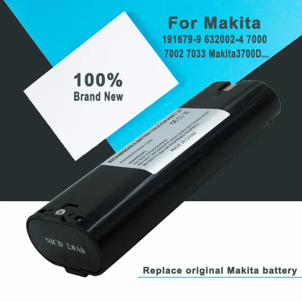 Makita 2.0A 191679-9 632002-4 7000 7002 7033 Makita 3700D Akku