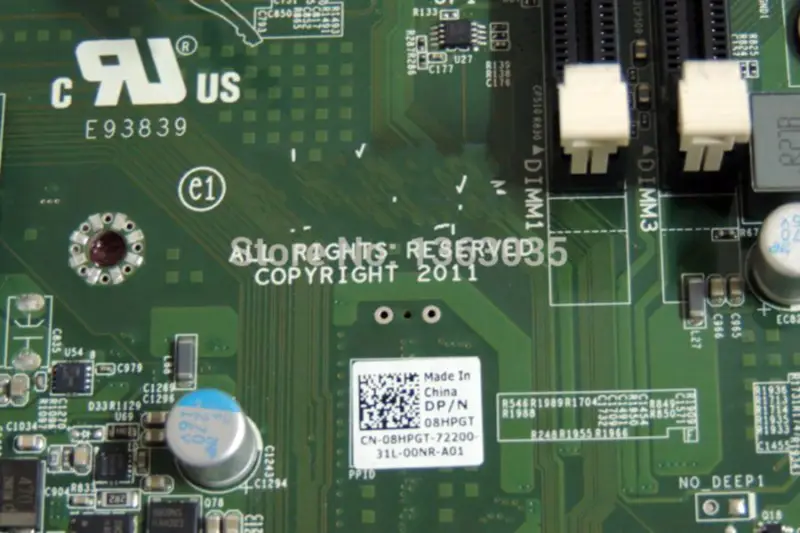 Dell 08HPGT 8HPGT CN-08HPGT Workstation-Motherboard für Precision T3600 LGA2011