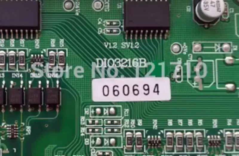 DIO3216B V1.2 SV1.2 PCI BUS 32-Kanal Digital I/O Karte für 16 DI und 16 DO Fotokoppler isolierte industrielle Grundplatine