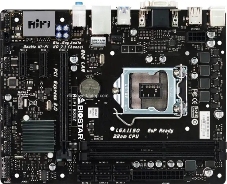 Biostar Hi-Fi B85Z B85 LGA 1150 Hauptplatine