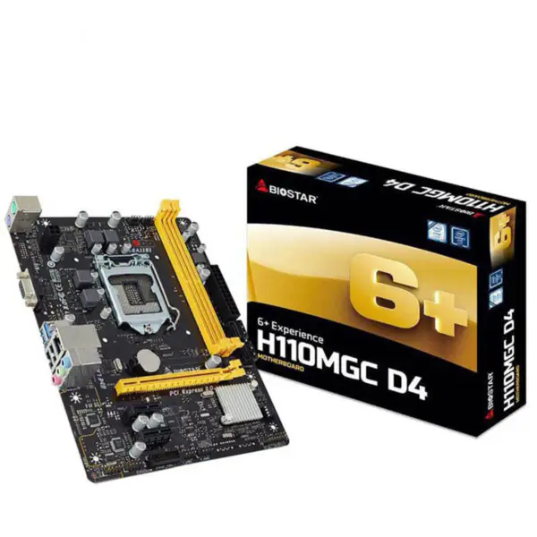 Biostar H110MGC D4 H110 LGA 1151 Micro ATX Hauptplatine
