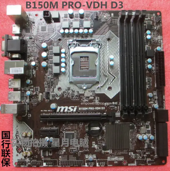MSI B150M PRO-VDH D3 LGA 1151 B150 Hauptplatine