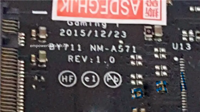 Lenovo Hauptplatine BY711 NM-A571 MIT CPURZFL UND GTX980M