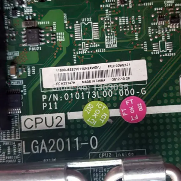 IBM 00W2671 Server-Motherboard für x3650M4 Sockel LGA2011-0