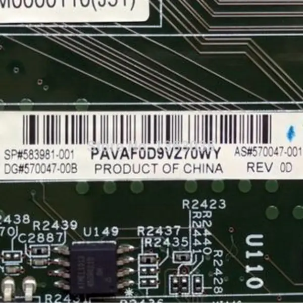 HP 583981-001 570047-001 Server-Motherboard für DL385 G7-Systemplatine