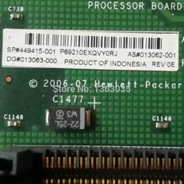 HP 449415-001 013062-001 Server-Motherboard für DL580G5 CPU-Board