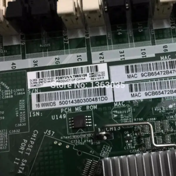 HP 732143-001 732144-001 622217-002 Server-Motherboard für DL380P DL388P Gen8 V2
