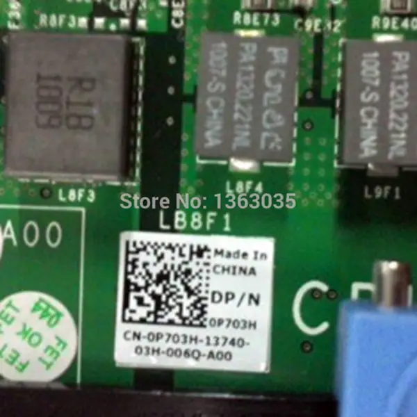 Dell 0P703H P703H CN-0P703H Server-Motherboard für PowerEdge R910 ohne CPU