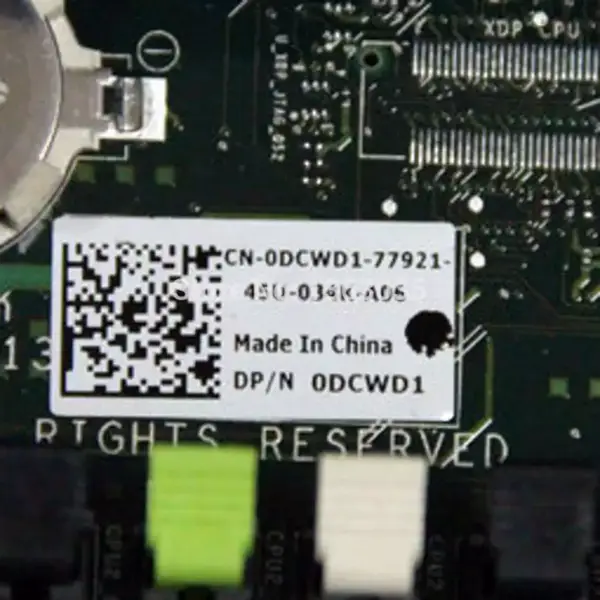 Dell 0DCWD1 DCWD1 CN-0DCWD1 Server-Motherboard für R720 R720XD