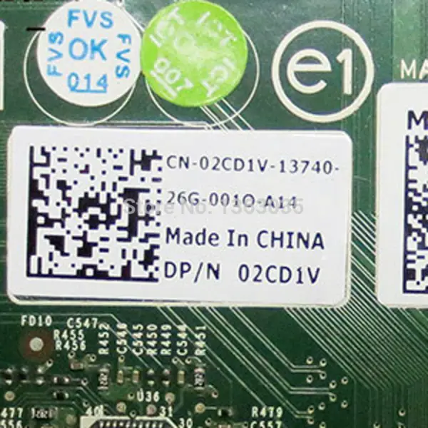 IBM 02CD1V 2CD1V CN-02CD1V Server-Motherboard für POWEREDGE T620