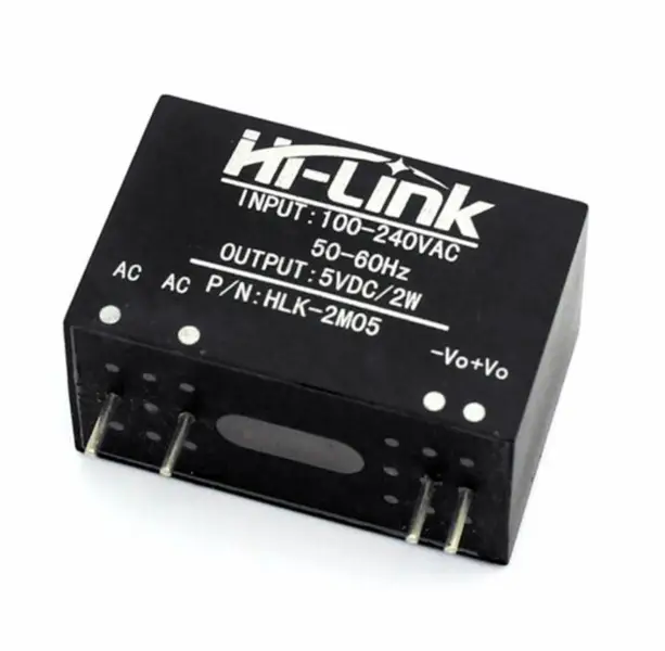 5PCS/LOT HLK-PM12 Hochpräzisions-Leistungsmodul 220v zu 12v 3W Abwärtsspannungsregler Isolationsschalter