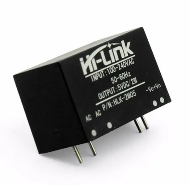 5PCS/LOT HLK-PM12 Hochpräzisions-Leistungsmodul 220v zu 12v 3W Abwärtsspannungsregler Isolationsschalter