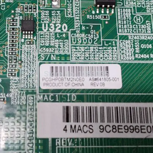 HP 641805-001 Hauptplatine