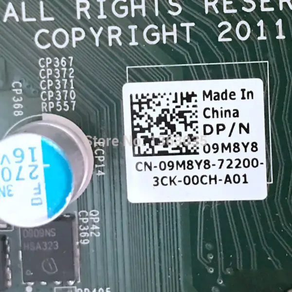 Dell 09M8Y8 9M8Y8 CN-09M8Y8 Server-Motherboard für PowerEdge T3610 LGA2011