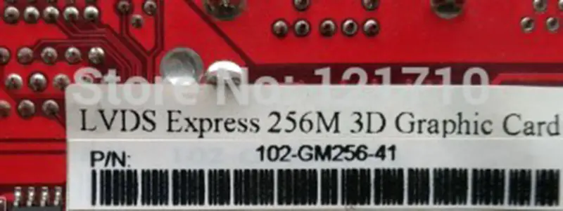 829130026 102-GM256-41 LVDS Express 256M 3D AGP Karte Industrie-Motherboard