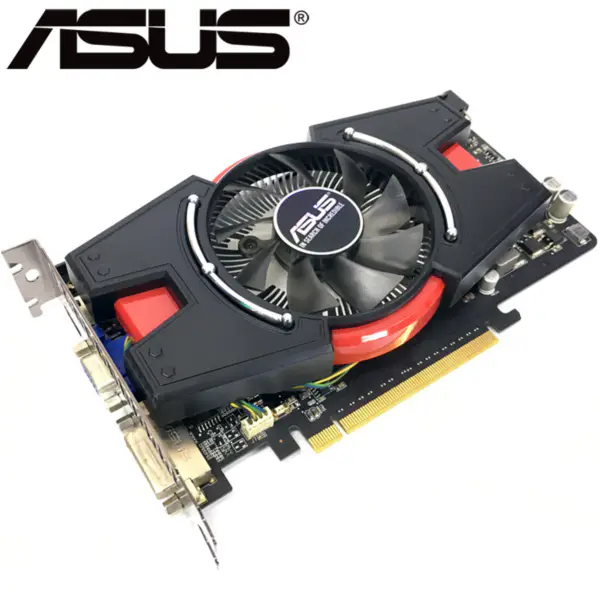 ASUS Grafikkarte GTX 550 Ti 1GB 192Bit GDDR5 Grafikkarten für nVIDIA Geforce GTX 550Ti Gebrauchte VGA Karten Äquivalent GTX650