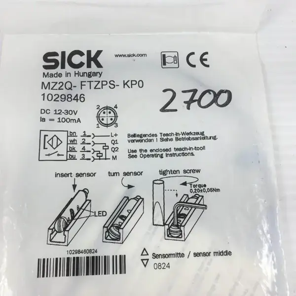 KRANKES OPTISCHES ELEKTRONISCHES MZ2Q-FTZPS-KP0