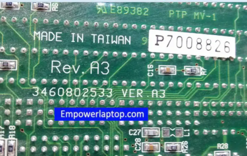 3460802533 VER:A3 P7008826 486 Industrie-Motherboard