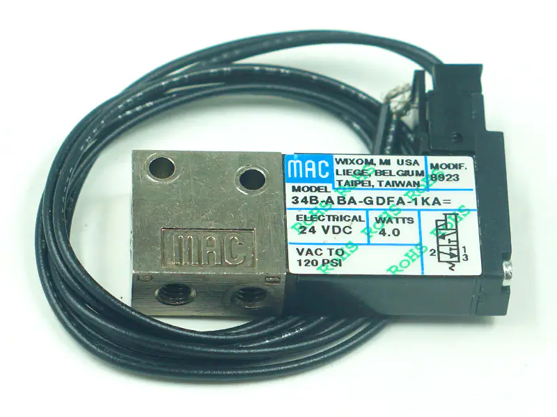 MAC 34B-ABA-GDFA-1KA Magnetventil