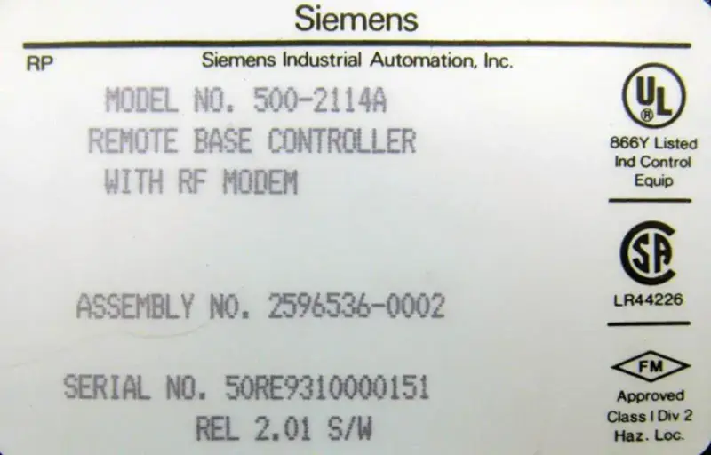 Siemens 500-2114A SPS-Baugruppe