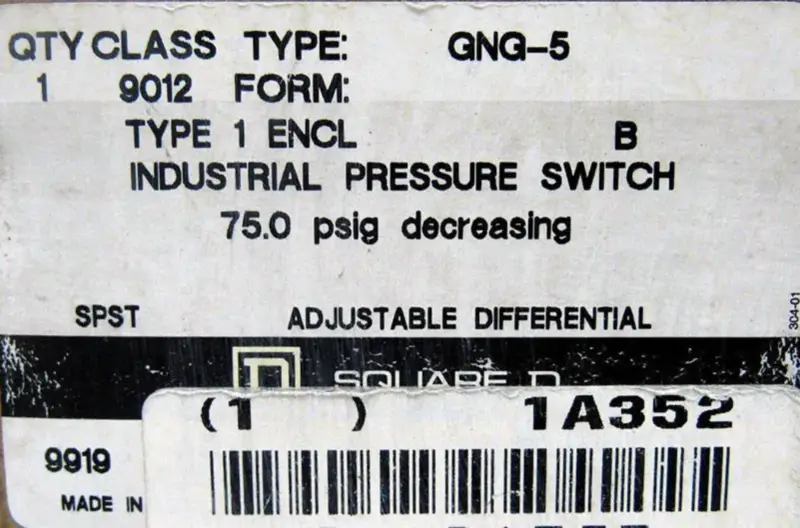 QUADRAT D 9012-GNG-5
