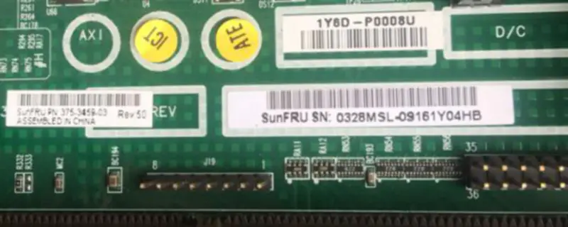 Sun V240 Server Hauptplatine 375-3467 375-3459