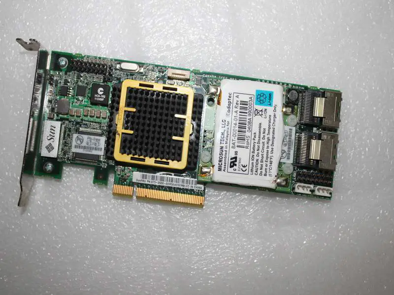 SUN 375-3536 PCI-E SAS RAID Array Karte mit Akku