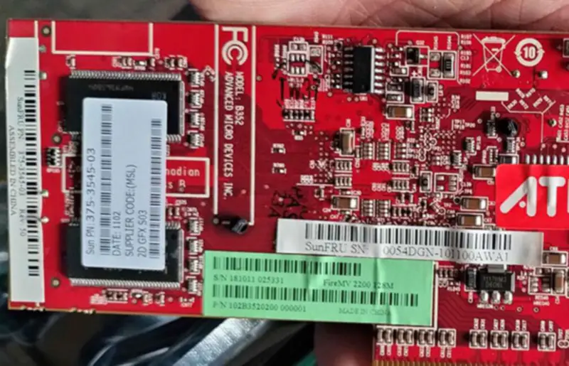 SUN 375-3545 Grafikkarte XVR-300 für Ultra U45 U40