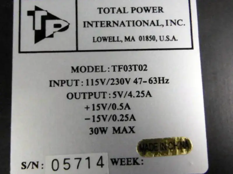 Gesamtleistung TF03T02