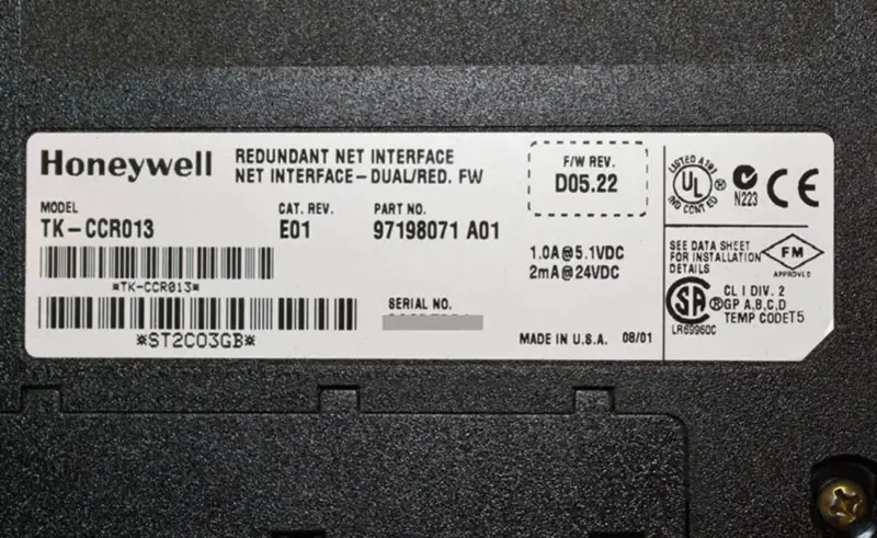 HONIGWELL TK-CCR013