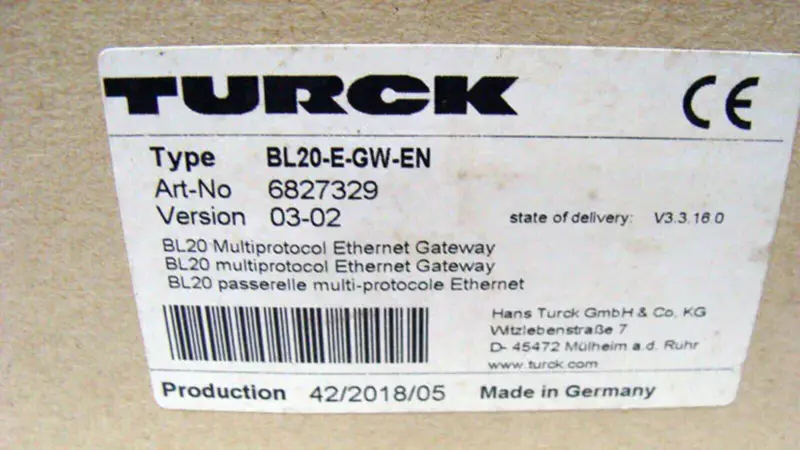 TURCK BL20-E-GW-DE