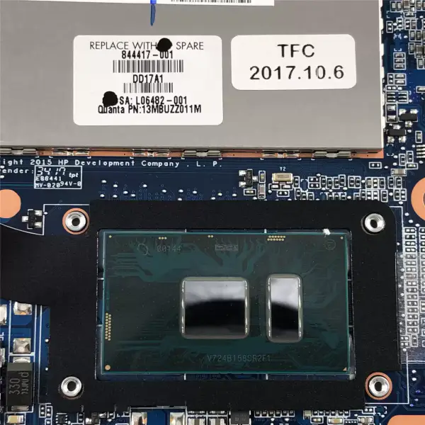 HP EliteBook 1040 G3 844417-001 844417-501 844417-601 DA0Y0FMBAJ1 mit i7-6600U 8GB Motherboard