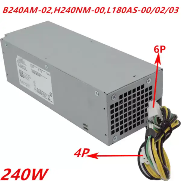 Netzteil für Dell 3250 3252 3267 3668 3669 3040 3046 3050 5040 7040 6Pin 240W Netzteil B240AM-02 H240NM-00 H240ES-02