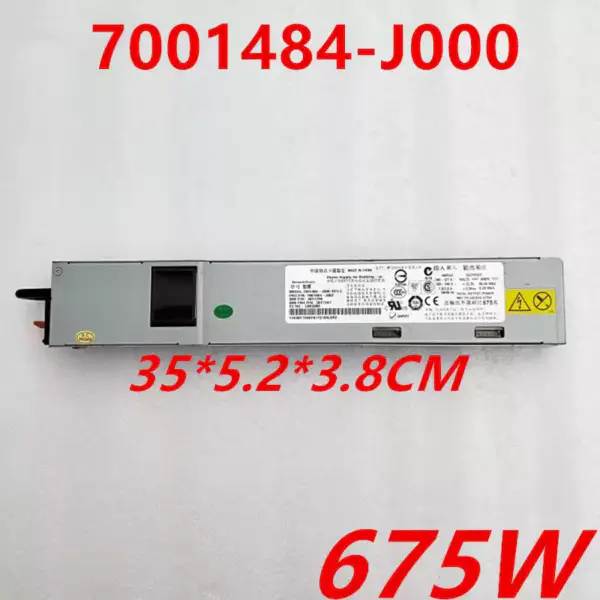 PSU für IBM X3550 3650 M2 M3 675W Netzteil 7001484-J000 7001484-J002 FS7023 39Y7201 39Y7224 69Y5918 69Y5919