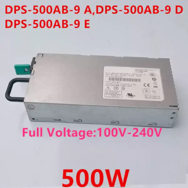 Netzteil für Delta CRPS 500W-Schaltnetzteil DPS-500AB-9 A DPS-500AB-9 D DPS-500AB-9 E